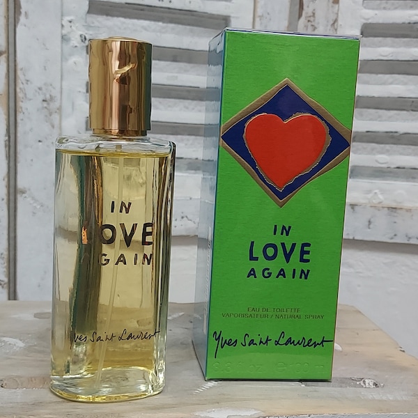 In Love Again YSL, Yves Saint Laurent EDT (eau de toilette) 100ml. Vintage fuori produzione estremamente raro.