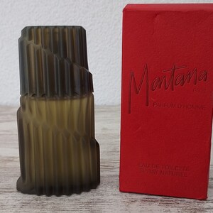 Parfum d'Homme Claude Montana EDT (eau de toilette) 75ml. Stopgezette vintage uiterst zeldzaam.
