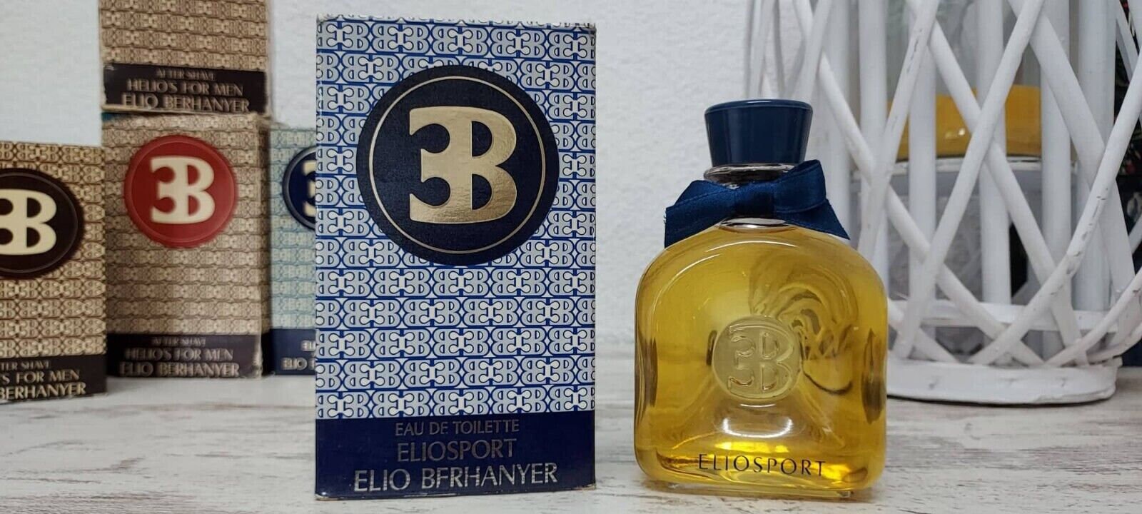 Eliosport Elio Berhanyer EDT (eau de toilette SPLASH) 120ml. Discontinued vintage and extremely rare item 70's.