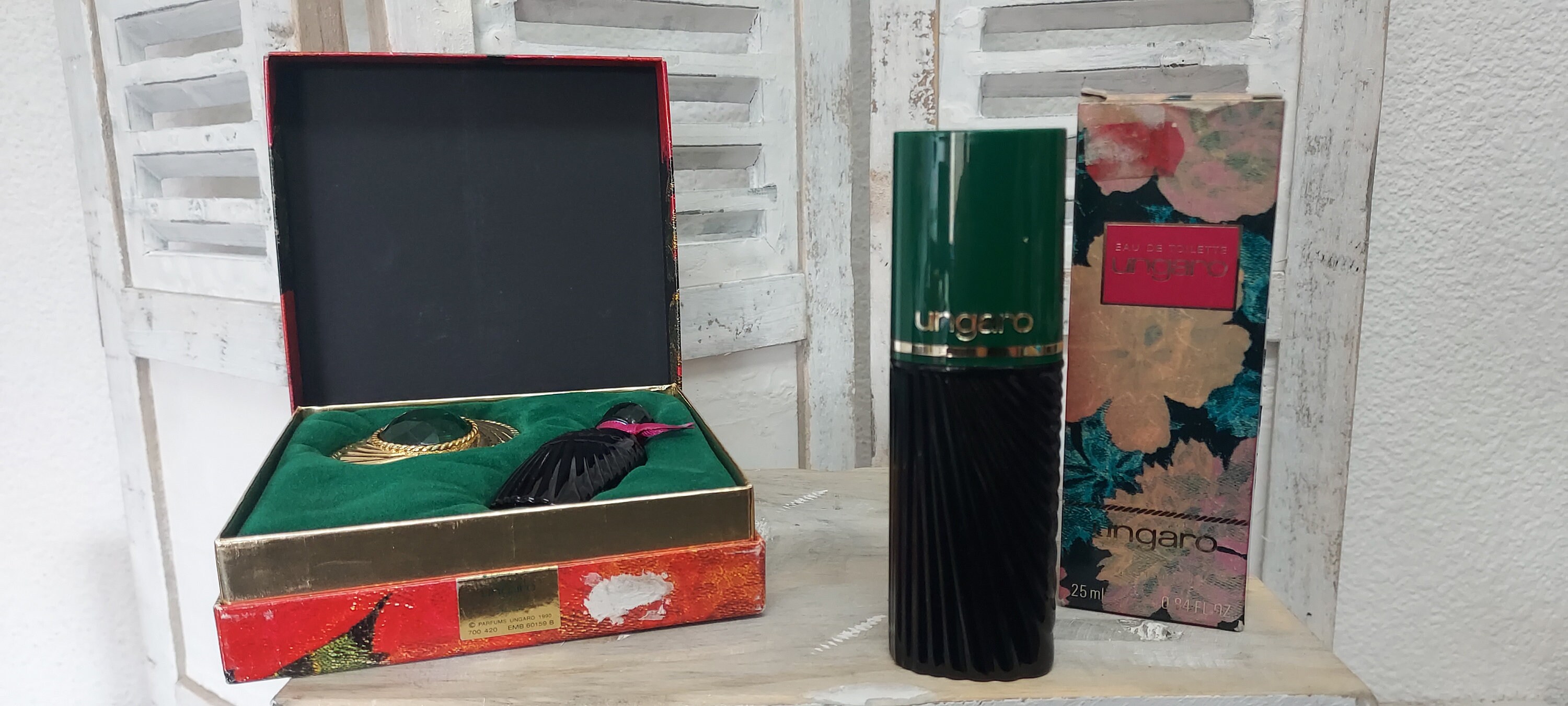 Ungaro Pour Femme EDT eau De Toilette 25ml Mini Gift Set EDP eau De Parfum 7 5ml Brooch. Discontinued Vintage and Extremely Rare. Etsy