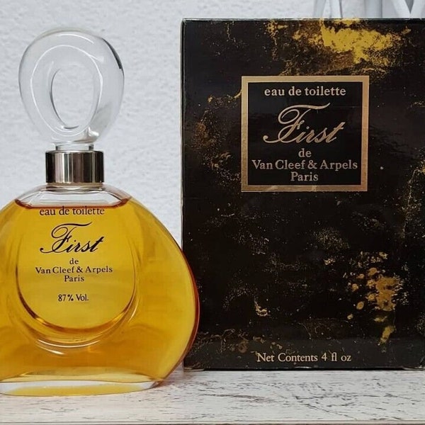 First Van Cleef & Arpels EDT (eau de toilette SPLASH) 120ml. Discontinued vintage.