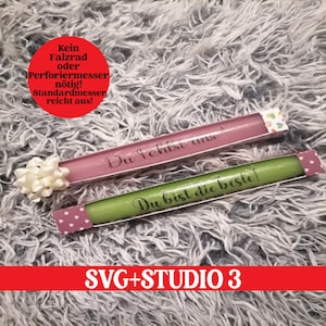 Plotterdatei Kerzenschachtel Kerzenverpackung Kerzenbox Geschenkverpackung Geschenk Idee Schneidedatei Svg Studio V3 Datei für Cricut