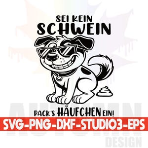 Dog Plotter File Dog Poop Sign Dog Svg Dog Toilet Funny Sayings Dog Clipart Silhouette Cutting File Sublimation Svg Png Dxf