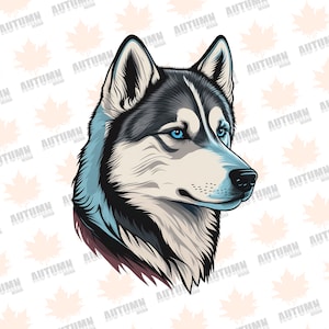 Husky Png Sublimation Datei Clipart Cartoon Hunde Illustration Haustier Kunst T Shirt Design Tassen Design digitaler download