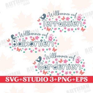 Plotterdatei Urlaub Sommer Sonne Strand Blumen Balkonien Terrassien Gardenien Garten Balkon Terrasse Svg Eps Png Studio3 Cutfile Silhouette