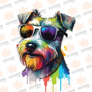 Airdale Terrier Png Sublimation File Clipart Cartoon Dogs Illustration Pet Art T Shirt Design Mugs Design digital download