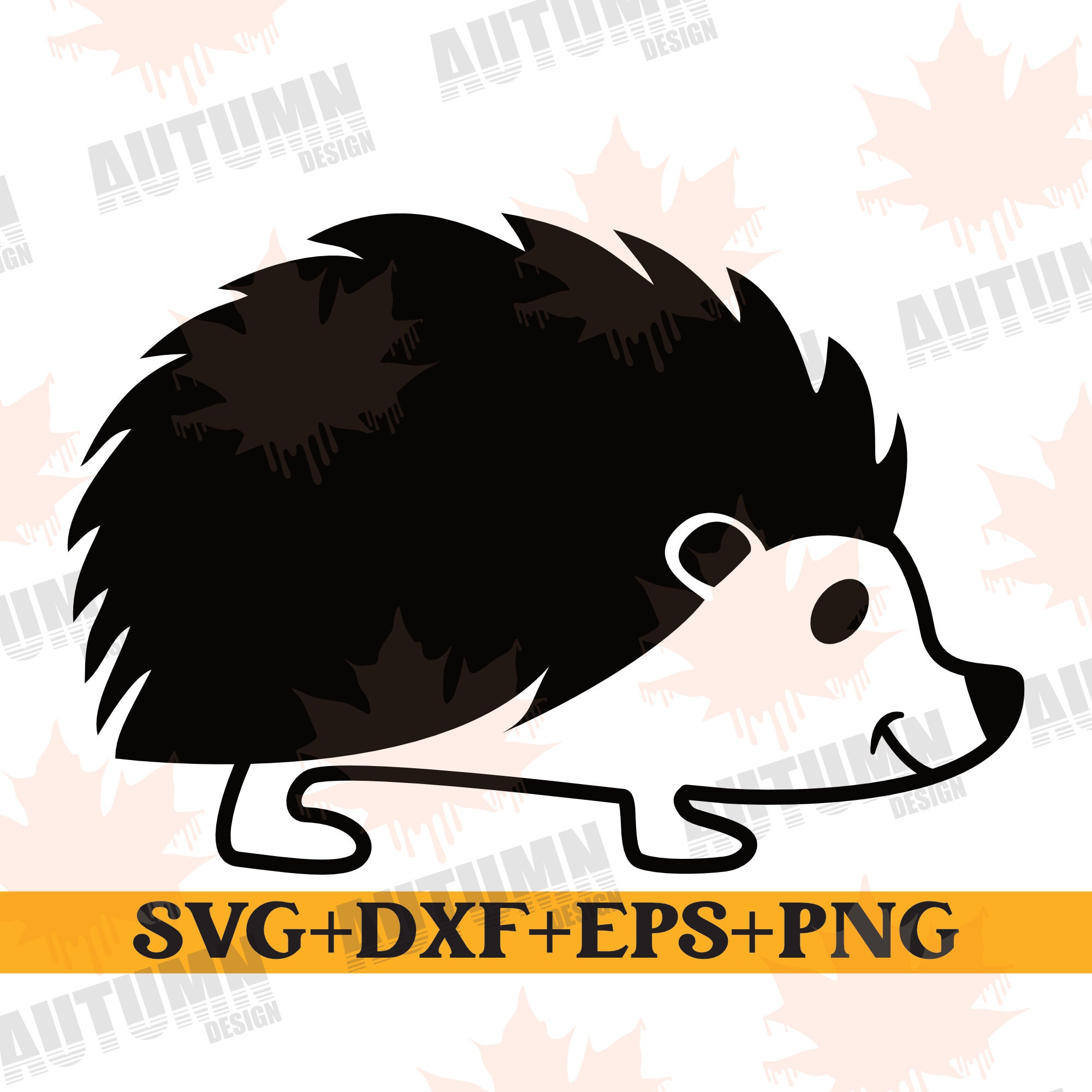 Plotterdatei Igel Igel Svg Igel Silhouette Tier Svg - Etsy.de