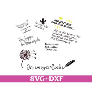Dolore Perdita Simpatia Funerale Plotter File Svg Detti Tazza T Camicia Sublimazione Svg Png Dxf Eps Studio3 Taglio File Silhouette