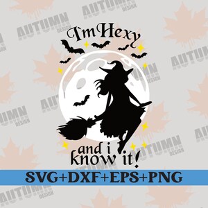 Plotter file witch, t shirt design witch svg, halloween svg, witch svg, shirt design witch, sublimation, clipart, witch motif, svg dxf png eps image 2