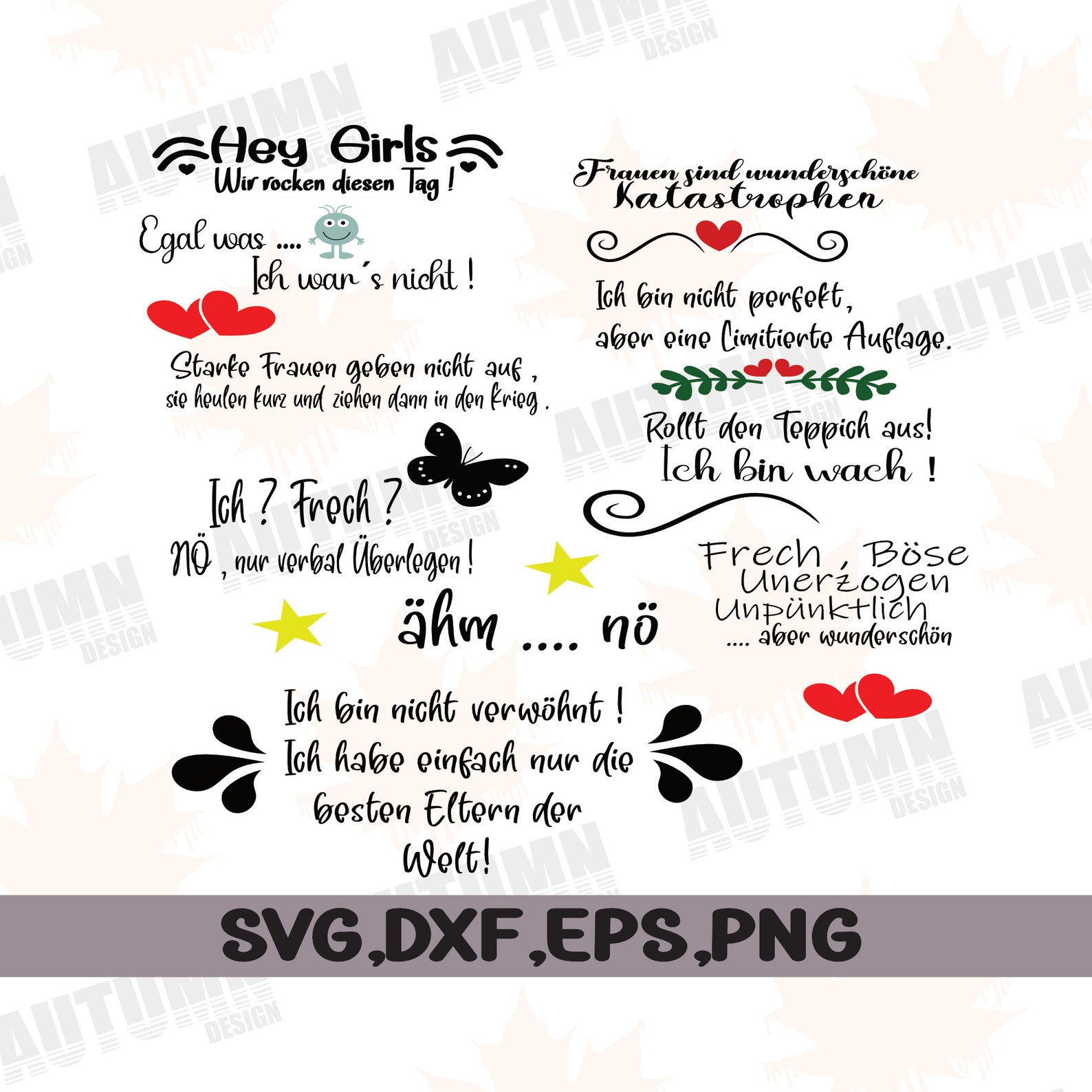 Plotterdatei Sprüche Sprüche SVG Lustig Frauen Etsy.de