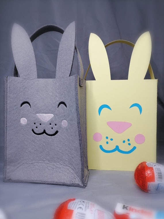 Plotter File Easter Bag Basket Easter Bunny Chick Easter Eggs