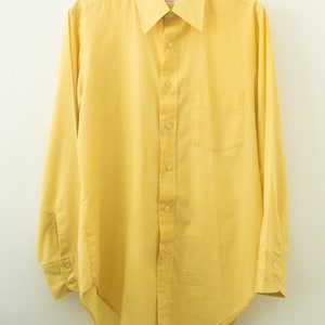 70’s/80’s Kent collection by Arrow, Yellow Dress shirt