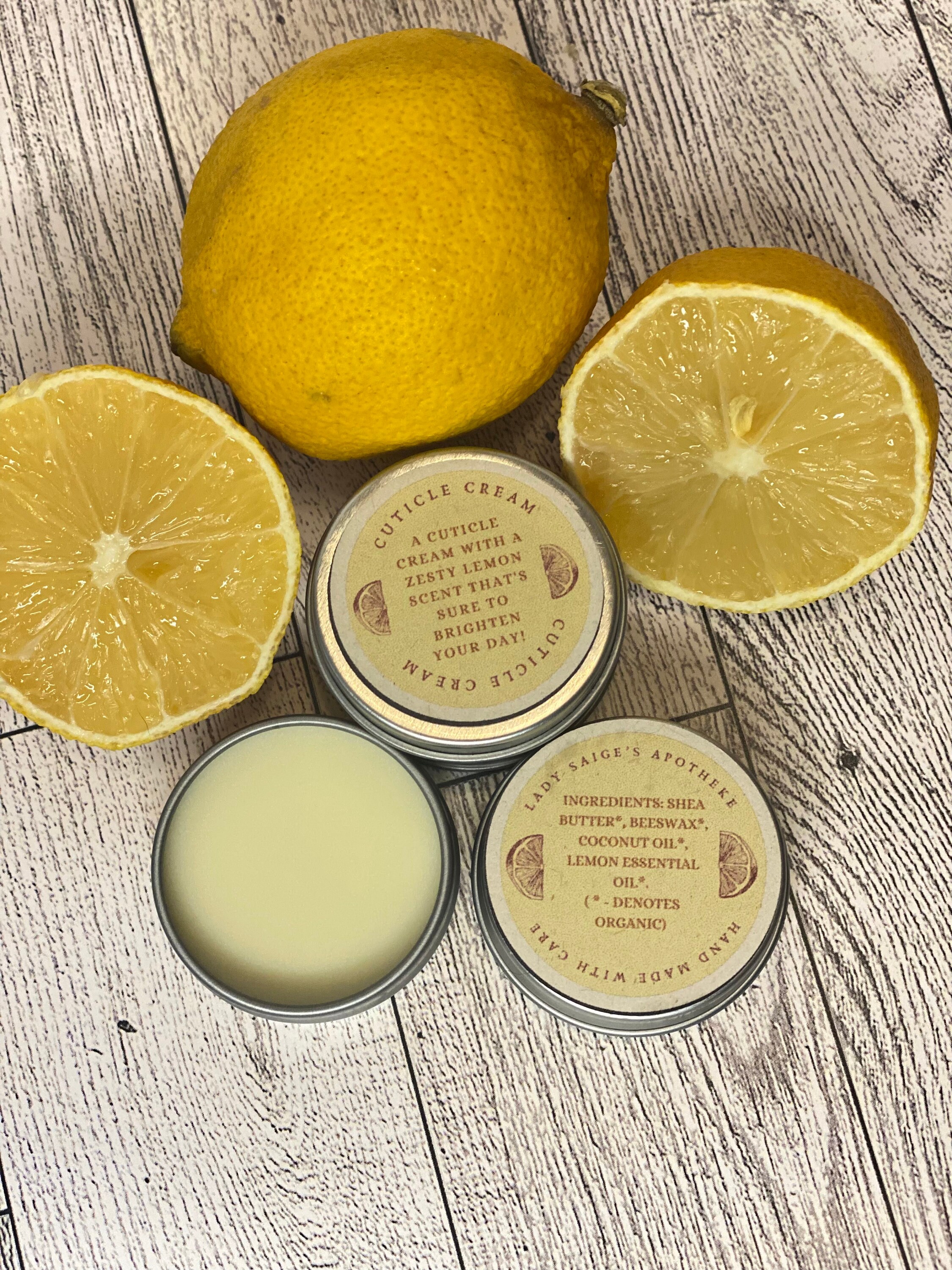 Organic Vegan Handmade Cuticle Cream Etsy