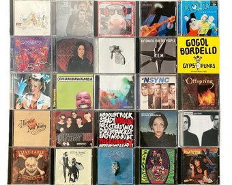 90s Vintage Cds Alternative, Classic Rock, Pop, Grunge Y2k