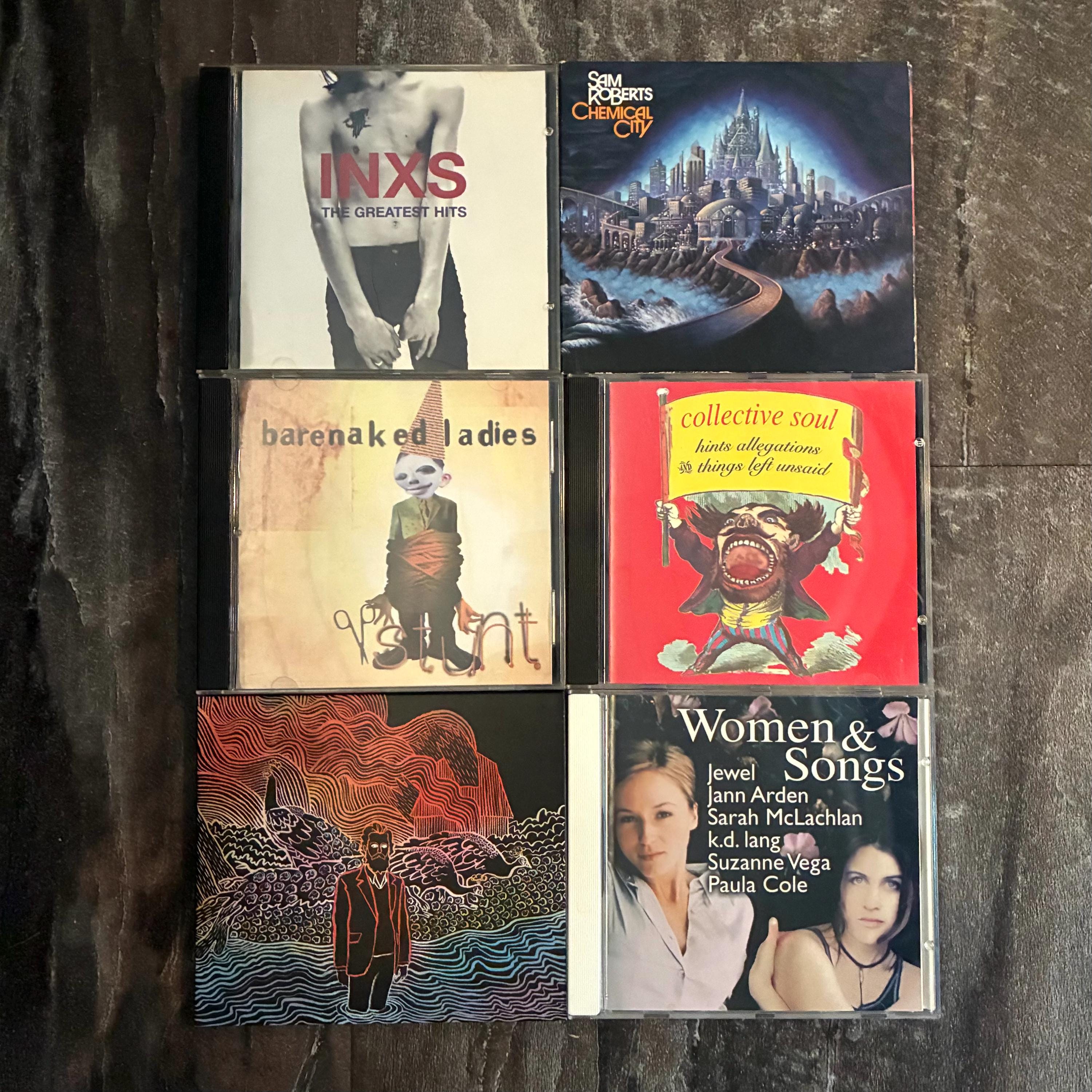 90s Vintage Cds Alternative, Classic Rock, Pop, Grunge Y2k