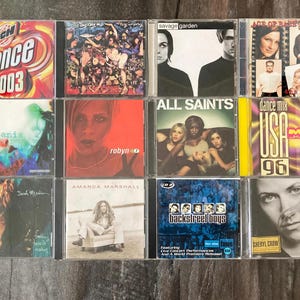 90er Vintage CDs Alternative, Classic Rock, Pop, Grunge y2k Collectible Compact Discs Chumbawumba Aqua BSB Offspring NSYnch Blink 182 Bild 4