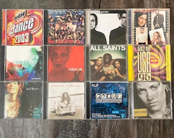 90s Vintage Cds Alternative, Classic Rock, Pop, Grunge Y2k
