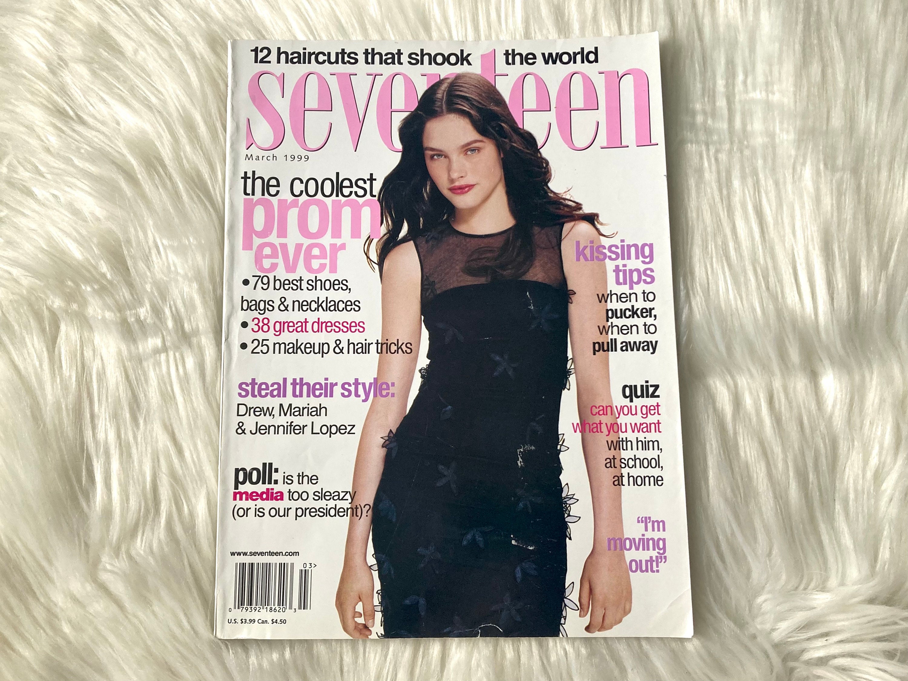 90s Vintage Seventeen Magazine March 1999 Special Prom Issue