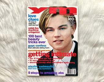 1998 Vintage YM Magazine Leonardo Dicaprio Cover Vintage 90s