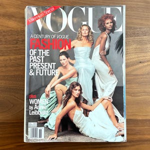Vogue Magazines 1990s - Etsy