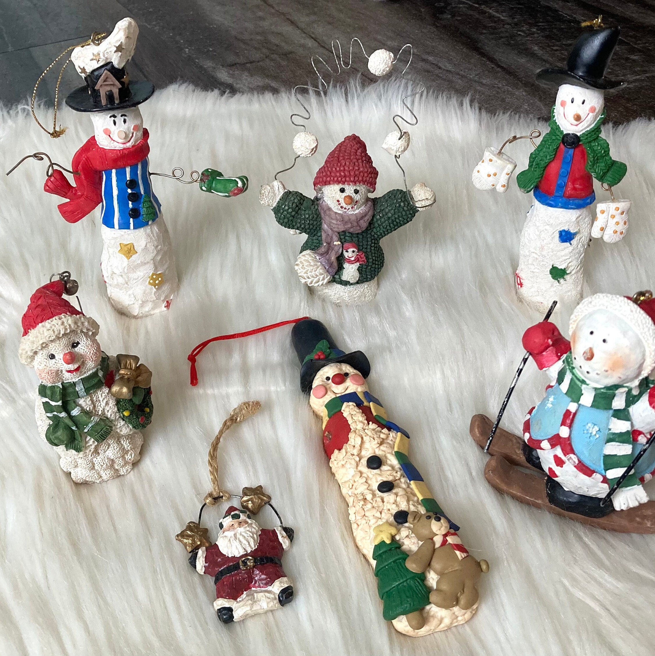 90s Vintage Set of 7 Snowman Christmas Ornaments Cute Kitschy Ceramic Ornaments Retro Kitschmas Decor Snowmen Nineties Holiday Nostalgia - Etsy UK 90s Vintage Set of 7 Snowman Christmas Ornaments Cute Kitschy Ceramic Ornaments Retro Kitschmas Decor Snowmen Nineties Holiday Nostalgia - Etsy UK