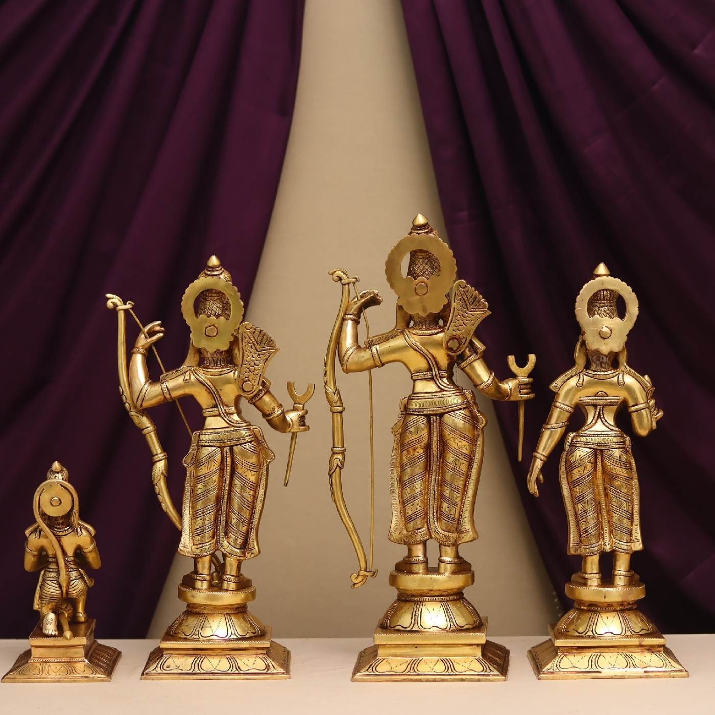 Ram Darbar Brass Statue/idol, Indian Brass Art, Brass God Idol, Brass