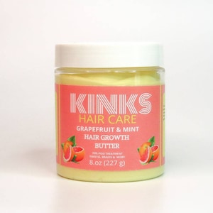 Grapefruit Mint Hair & Body Butter: Natural Shea Butter Moisturizer