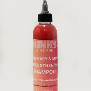 Handmade Rosemary Mint Shampoo for Dry Damaged Hair – Natural Sulfate-Free Cleanser for All Hair Types