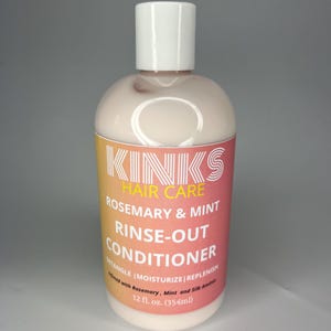 Handmade Rosemary Mint Conditioner for Dry and Damaged Hair – Natural Rinse-Out Moisturizer for All Hair Types