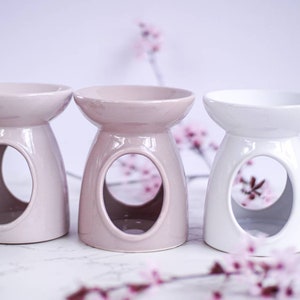 Aromalampe, Duftlampe, Räucherstövchen, aus Keramik, Teelicht aus Keramik