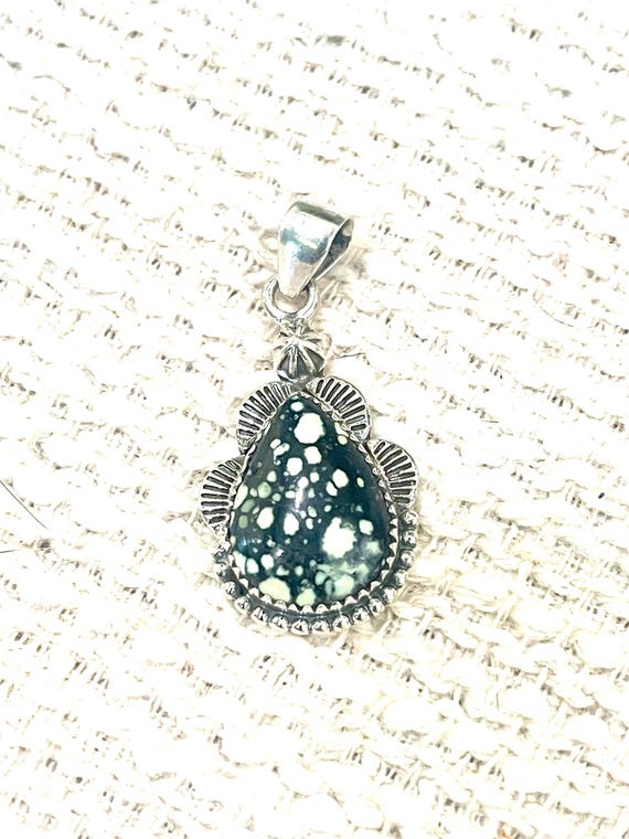 Handcrafted Sterling Silver & Variscite Pendant View 6