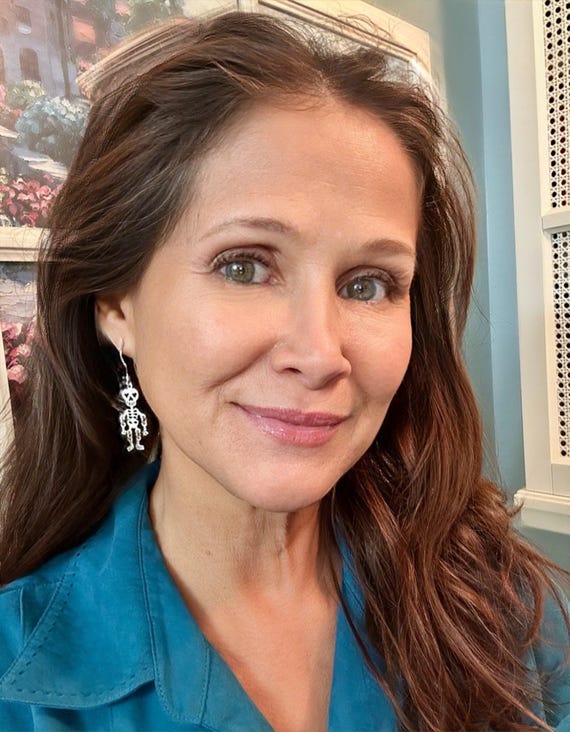 Hinged Skeleton on Hook Sterling Silver Earrings - image 2