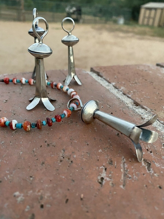 Navajo Handmade Sterling Silver Navajo Liberty Di… - image 2