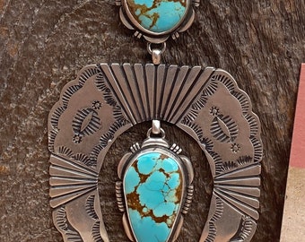 ◆NIALAYA◆Square Turquoise ペンダント 送料込 Silver Necklace with Square Turquoise Pendant – Nialaya
