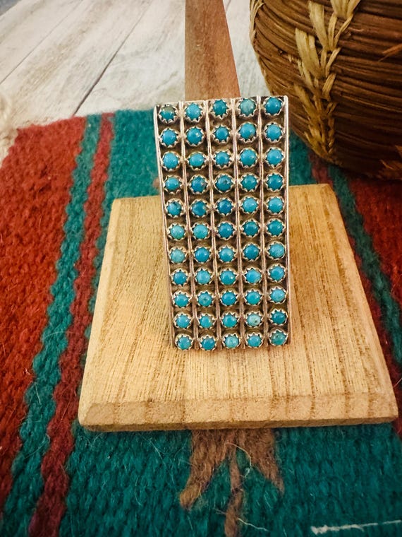 Handcrafted Sterling Silver & Turquoise Snake Eye Ring
