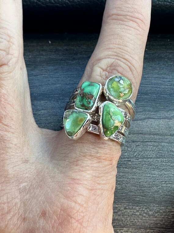 Stackable Stackers Natural Sonoran Stone Sterling… - image 2