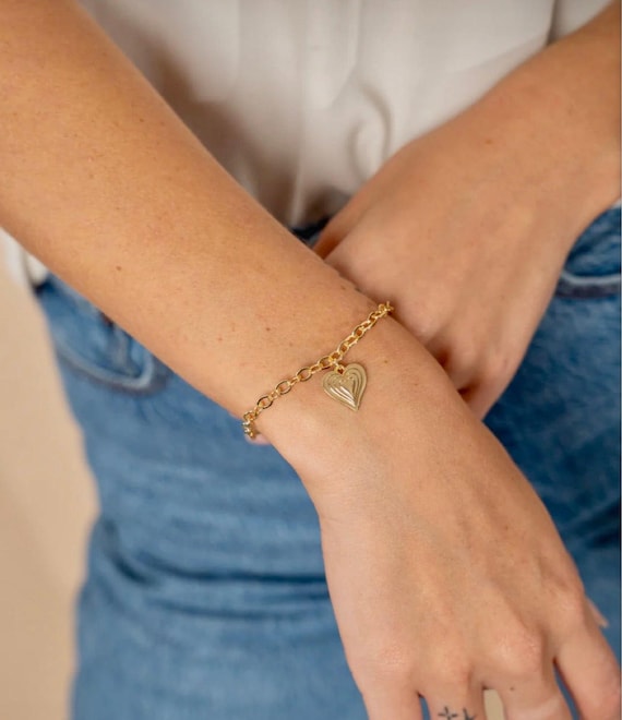 Beating Heart Charm Bracelet - image 2