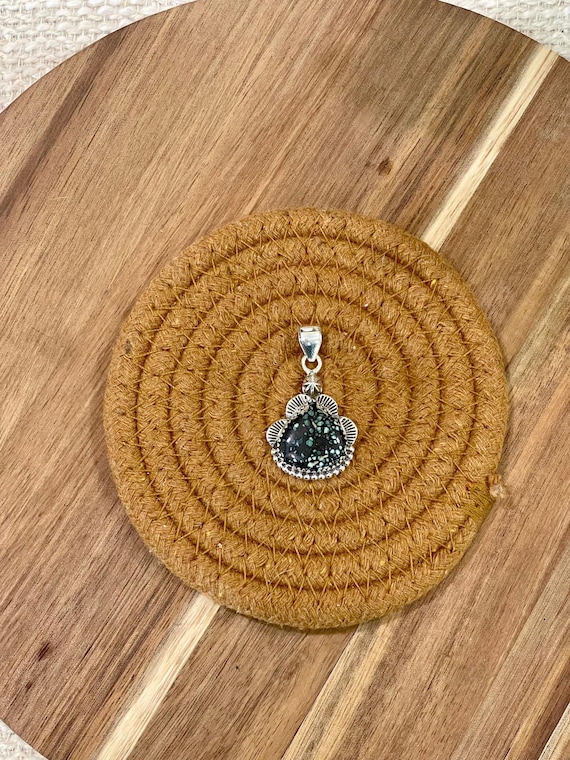 Handcrafted Sterling Silver & Variscite Pendant