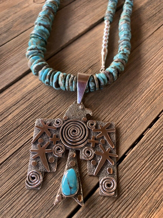 Al Sanchez Native American Navajo Royston Turquoise Sterling Silver Bracelet Al Sanchez Native American Navajo Royston Turquoise Sterling Silver Bracelet