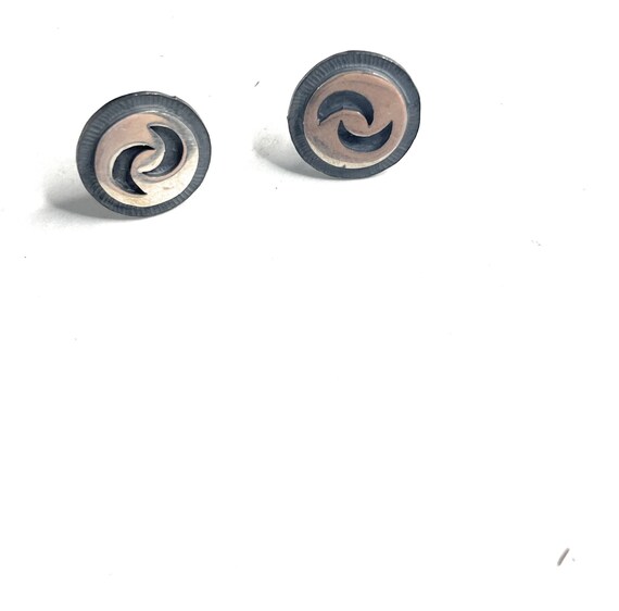 Hopi Sterling Silver Stud Earrings - image 4