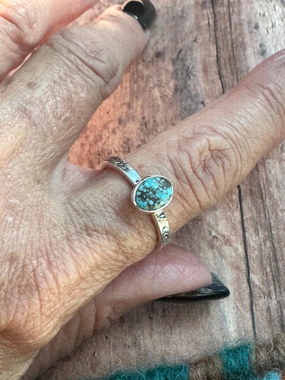 Stackable Stackers Natural Number 8 Stone Sterlin… - image 1