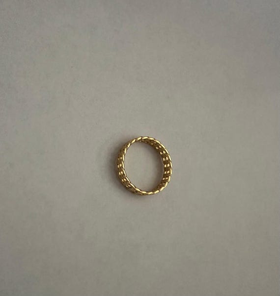 Sterling Silver 2 Row Chain Ring - image 4