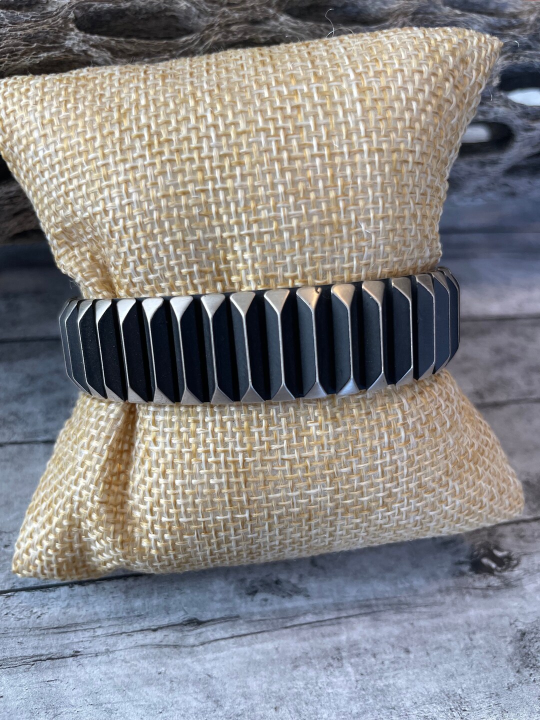 Leander Tahe Sterling Silver Navajo Adjustable Bangle Signed - Etsy