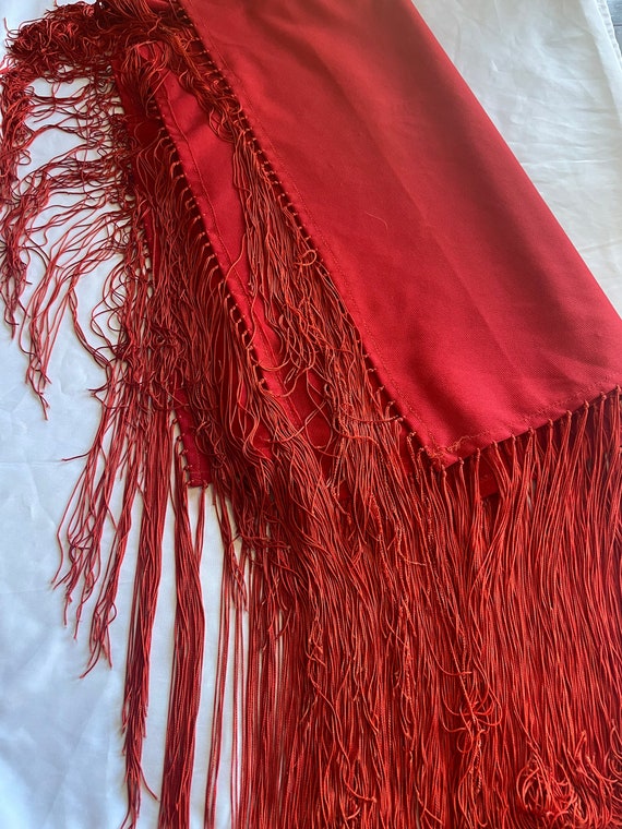 Navajo Old Pawn Red Vintage Blanket - image 1