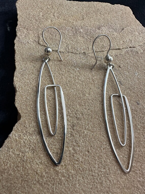 Paperclip Earring On Hook - image 2