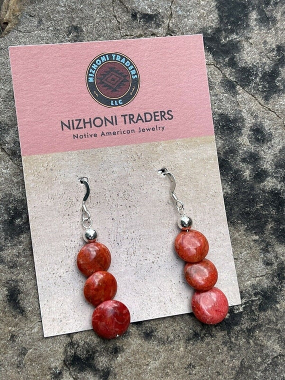 Apple coral earrings discount