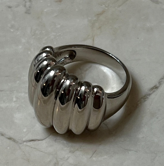 Bubble Dome Statement Ring Size 9 - image 4
