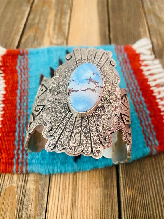 Navajo Golden Hills Turquoise & Sterling Silver T… - image 6