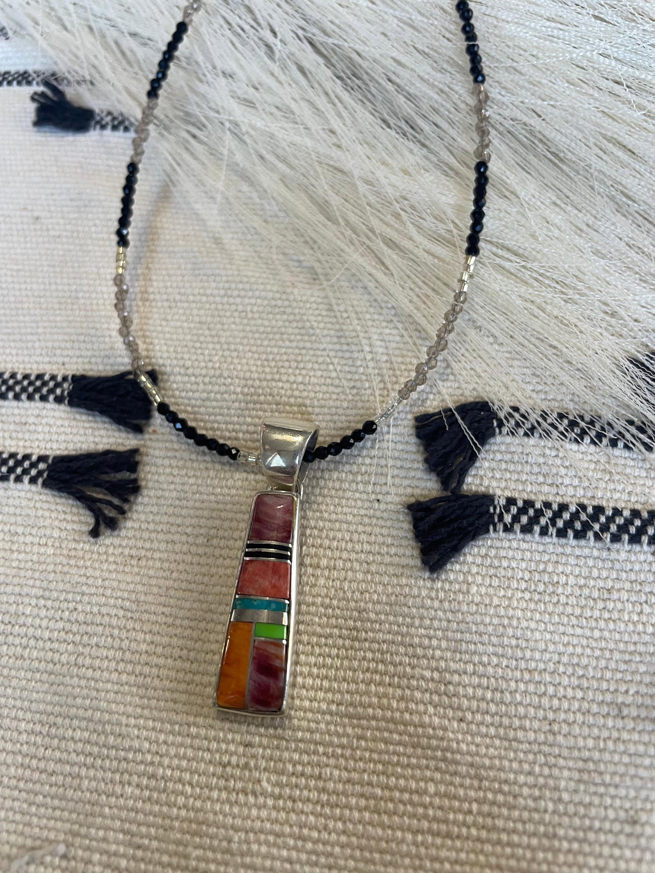 NAVAJO⁄ナバホ族 NAVAJO インレイ INDIAN Nelson⁄ジェリー・ネルソン