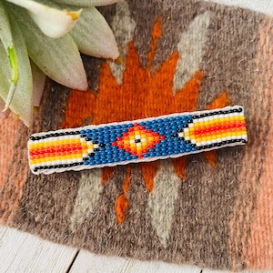 Navajo Handmade Beaded Barrette